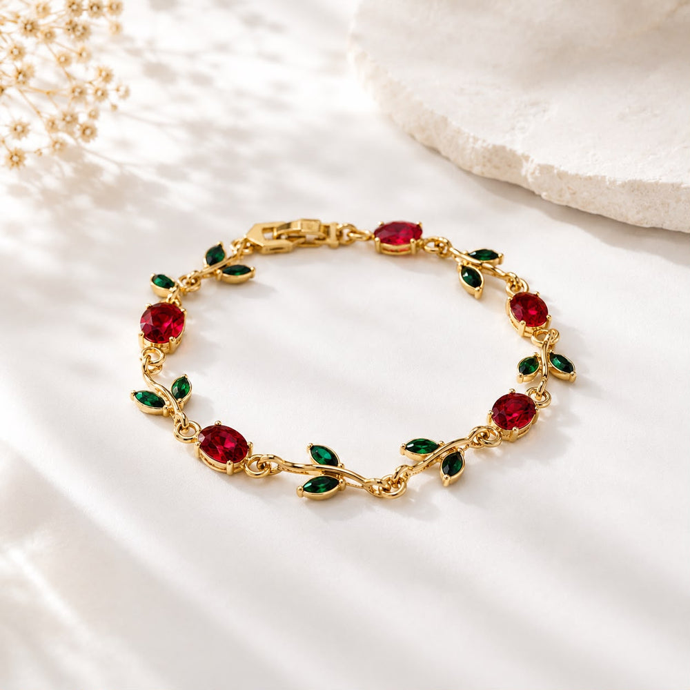 Tulip Charm Bracelet | Premium Anti-Tarnish Everyday Jewellery