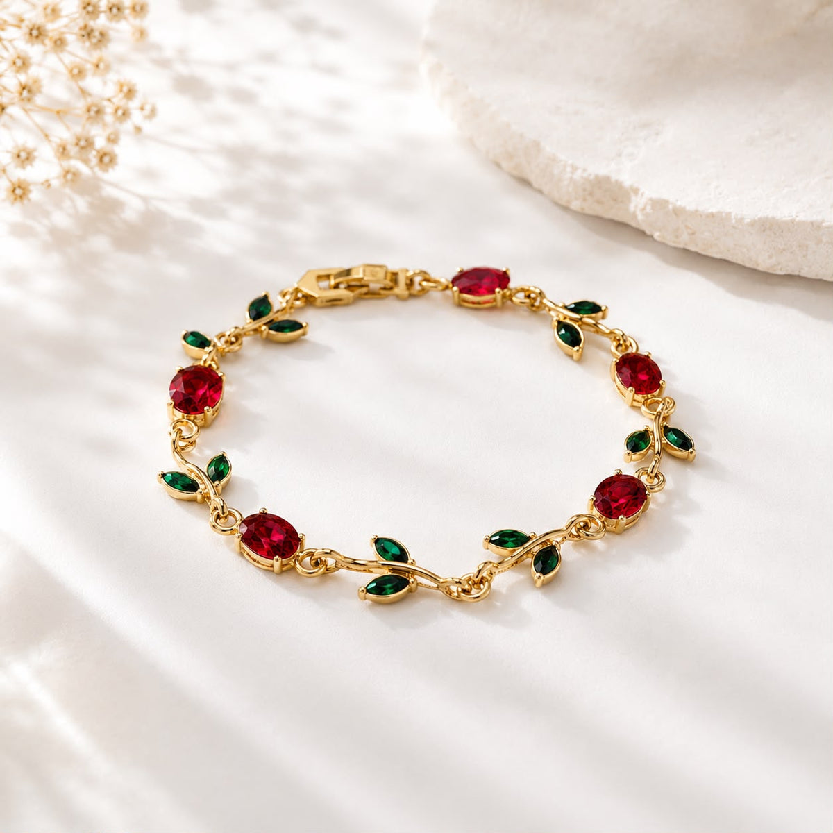 Tulip Charm Bracelet | Premium Anti-Tarnish Everyday Jewellery