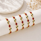 Tulip Charm Bracelet | Premium Anti-Tarnish Everyday Jewellery