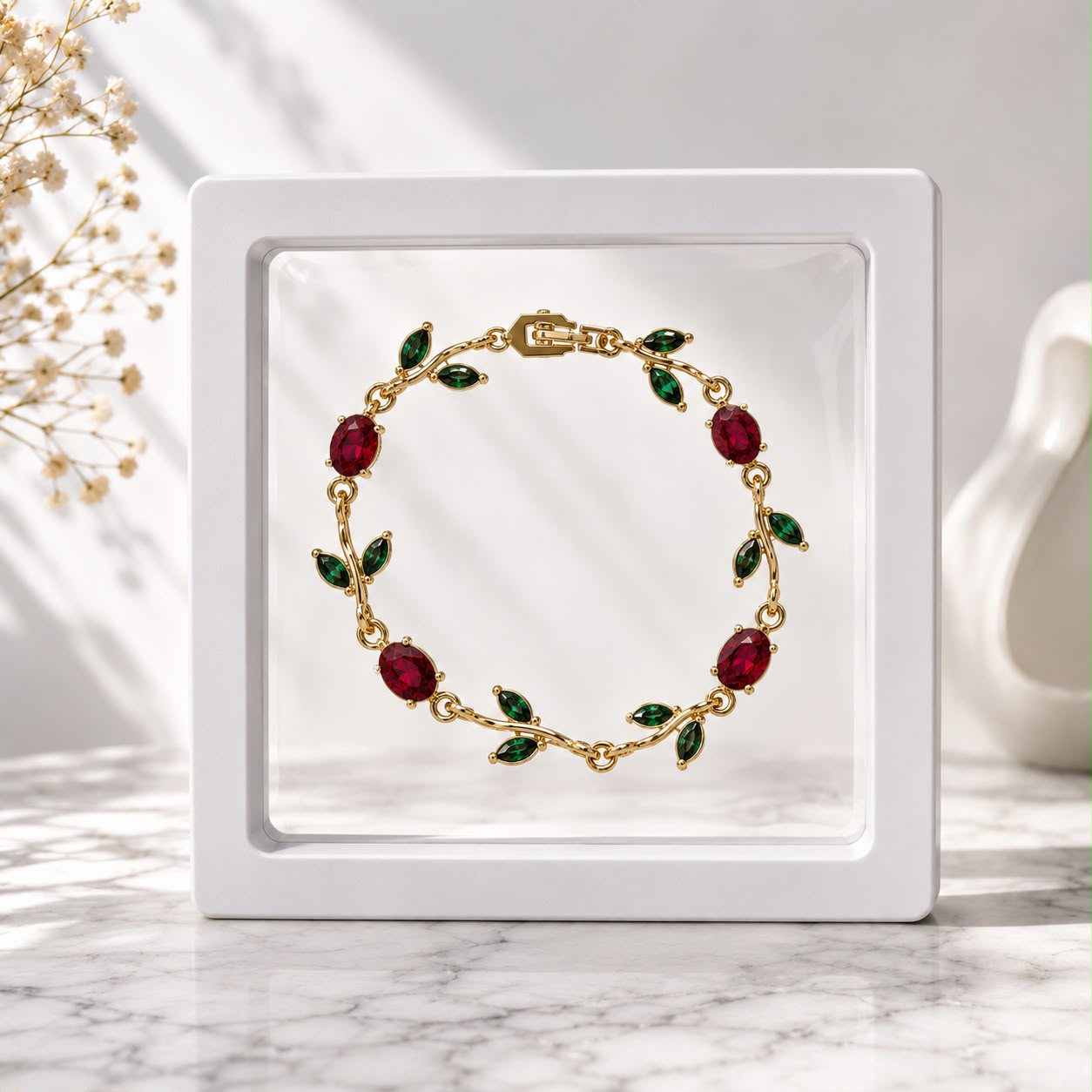 Tulip Charm Bracelet | Premium Anti-Tarnish Everyday Jewellery